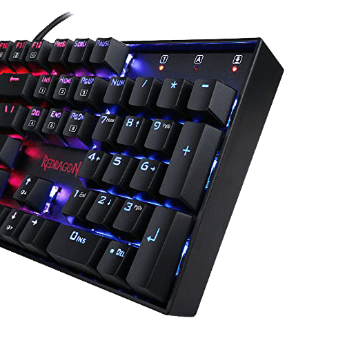 CLAVIER GAMER MÉCANIQUE REDRAGON MITRA K551 RGB-1 V2 SWITCHES ROUGE - NOIR  - WIKI High Tech Provider